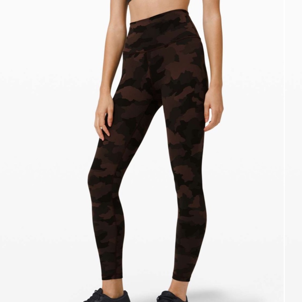 Lululemon Wunder Train 25” tight in camo